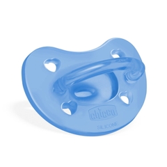 Ty ngậm Silicon Chicco Physio Soft Xanh 6-16M