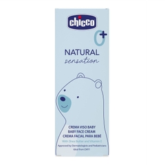 Kem dưỡng ẩm chiết xuất Bơ hạt mỡ & Vitamin E Chicco Natural Sensation 0M+ 50ml