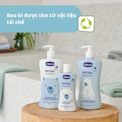 Sữa tắm gội chiết xuất Lô hội & Cúc la mã Chicco Natural Sensation 0M+ 200ml