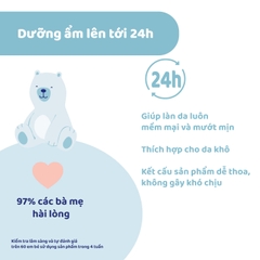 Sữa dưỡng ẩm toàn thân chiết xuất Bơ hạt mỡ & Vitamin E Chicco Natural Sensation 0M+ 150ml