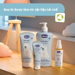 Sữa dưỡng ẩm toàn thân chiết xuất Bơ hạt mỡ & Vitamin E Chicco Natural Sensation 0M+ 150ml
