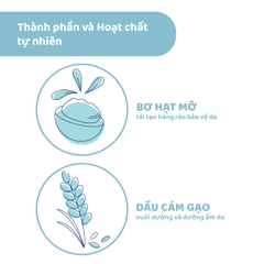 Sữa dưỡng ẩm toàn thân chiết xuất Bơ hạt mỡ & Vitamin E Chicco Natural Sensation 0M+ 150ml