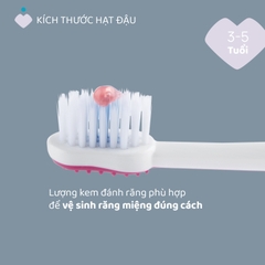 Bộ đôi bàn chải đánh răng Chicco 3-6Y (Hà mã - Gấu trúc)