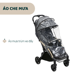 Xe đẩy gấp gọn tự động Chicco Goody Xplus - Màu Xanh ghi
