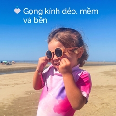 Kính mát chống tia UV tráng gương Chicco màu vàng cam 12M+