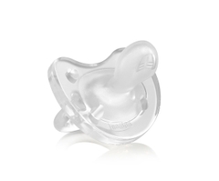 Ty ngậm Silicone Chicco Physio Soft trắng 6M+