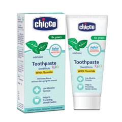 Kem đánh răng trẻ em hương Bạc hà Chicco 6Y+
