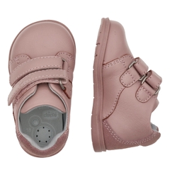 Giày boots tập đi trẻ em Chicco Gambia màu hồng - 100% da