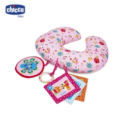 Gối tập nằm sấp Tummy-time Chicco màu hồng