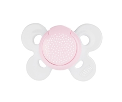 Ty ngậm silicone Chicco Physio Comfort màu hồng 2-6M