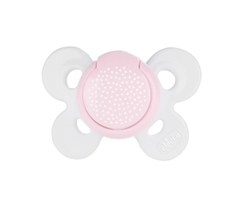 Ty ngậm silicone Chicco Physio Comfort màu hồng 2-6M