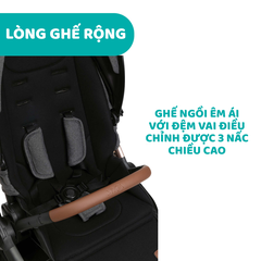 Xe đẩy thời trang Chicco Premium Mysa - Màu Đen Satin