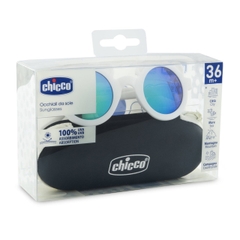 Kính mát chống tia UV tráng gương Chicco màu be sữa 36M+