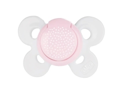 Ty ngậm silicone Chicco Physio Comfort màu hồng 2-6M