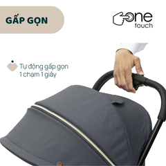 Xe đẩy gấp gọn tự động Chicco Goody Xplus - Màu Xanh ghi
