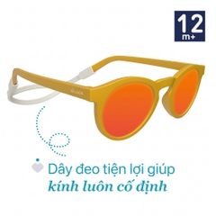 Kính mát chống tia UV tráng gương Chicco màu vàng cam 12M+
