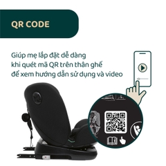 Ghế ô tô Chicco Unico Evo Air xoay 360˚ ISOFIX- Màu Đen