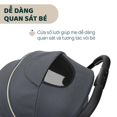 Xe đẩy gấp gọn tự động Chicco Goody Xplus - Màu Xanh ghi