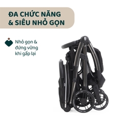 Xe đẩy gấp gọn tự động Chicco Goody Primo màu Bạc ánh kim