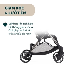 Xe đẩy gấp gọn tự động Chicco Goody Primo màu Bạc ánh kim