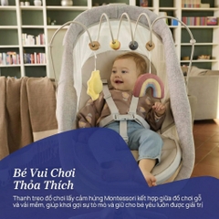 Ghế nôi di động Chicco Baby Hug 4 in 1 - Màu be ngọc trai