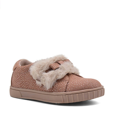 Giầy mát-xa chân quai dính lông Pinky Chicco