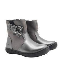 Boot mát-xa chân viền Hoa ánh bạc Chicco