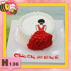 Bánh kem phụ nữ 20/10 H136