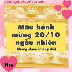 Bánh kem tặng 20/10 H69