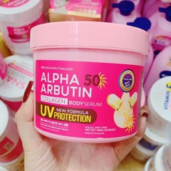 Kem Dưỡng Trắng Chống Nắng Toàn Thân Alpha Arbutin Collagen SPF50 New UV Cream Protection 500ml