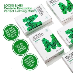 Mặt Nạ Rau Má Centella Relaxation Perfect Calming Mask 10 Miếng