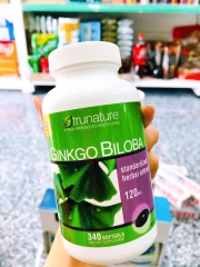 Viên Uống Bổ Não Ginkgo Biloba 120mg Trunature Của Mỹ
