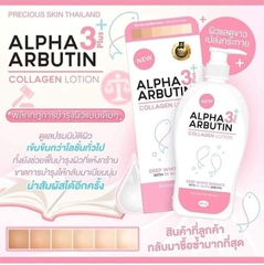 Sữa Dưỡng Thể Trắng Da Alpha Arbutin Collagen Lotion 3+Plus 500ml