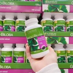 Viên Uống Bổ Não Ginkgo Biloba 120mg Trunature Của Mỹ
