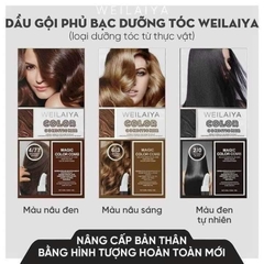 Dầu gội phủ bạc dưỡng tóc Weilaiya 100ml