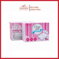 Bông Tẩy Trang Clean Puff 80M
