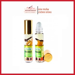 Dầu Lăn Nhân Sâm Thái Lan Chính Hãng Green Herb Oil 8cc