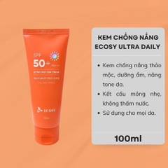 Kem chống nắng dưỡng da Ecosy Ultra Daily Sun Cream SPF50 100ml