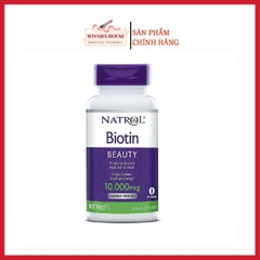 Thuốc Mọc Tóc Biotin Natrol 10000mcg 100 viên