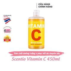 Dưỡng Thể Dưỡng Trắng Và Phục Hồi Da Chuyên Sâu Sau Khi Tắm Scentio Vitamin C 450ml