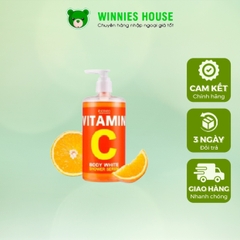 Sữa Tắm Dưỡng Trắng Và Phục Hồi Da Chuyên Sâu Scentio Vitamin C 450ml