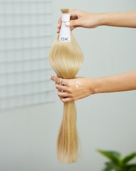 STRAIGHT BULK HAIR | #24C COLOR