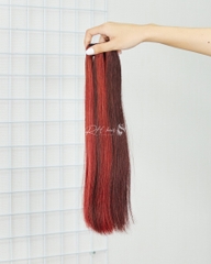 COLORED STRAIGHT WEFT HAIR
