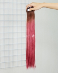 COLORED STRAIGHT WEFT HAIR