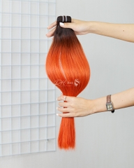 COLORED STRAIGHT WEFT HAIR