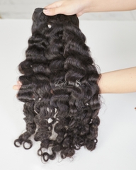 WAVY CURLY WEFT HAIR