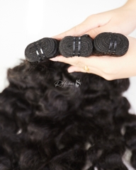 WAVY CURLY WEFT HAIR