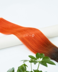 COLORED STRAIGHT WEFT HAIR