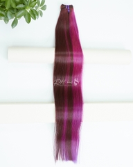 COLORED STRAIGHT WEFT HAIR