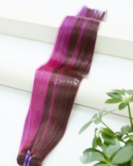 COLORED STRAIGHT WEFT HAIR